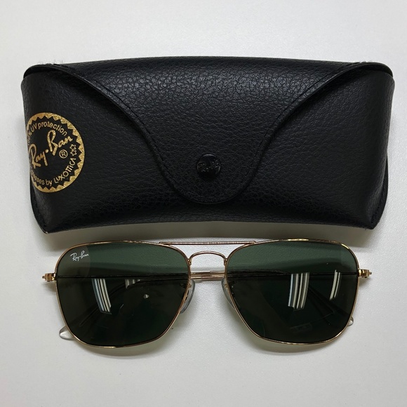ray ban caravan leather